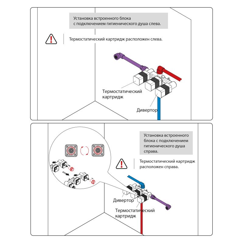 Смеситель для раковины встроенный с термостатом, с гигиеническим душем Timo Saona черный (2383/03SM), артикул 2383/03SM