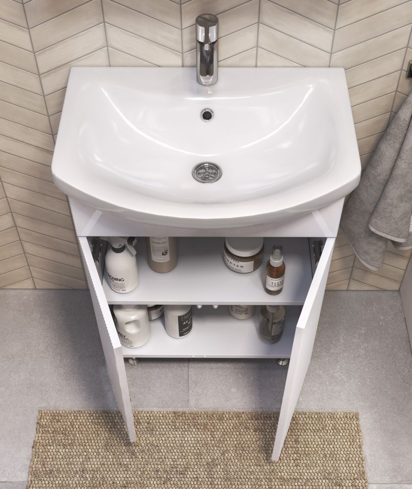 Тумба под раковину напольная VIGO Selena tn.SEL.BAL.60.2D, 60 см, артикул tn.SEL.BAL.60.2D