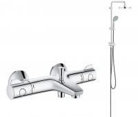 Душевая система для ванны GROHE New Tempesta 200 с термостатом (NB0032)