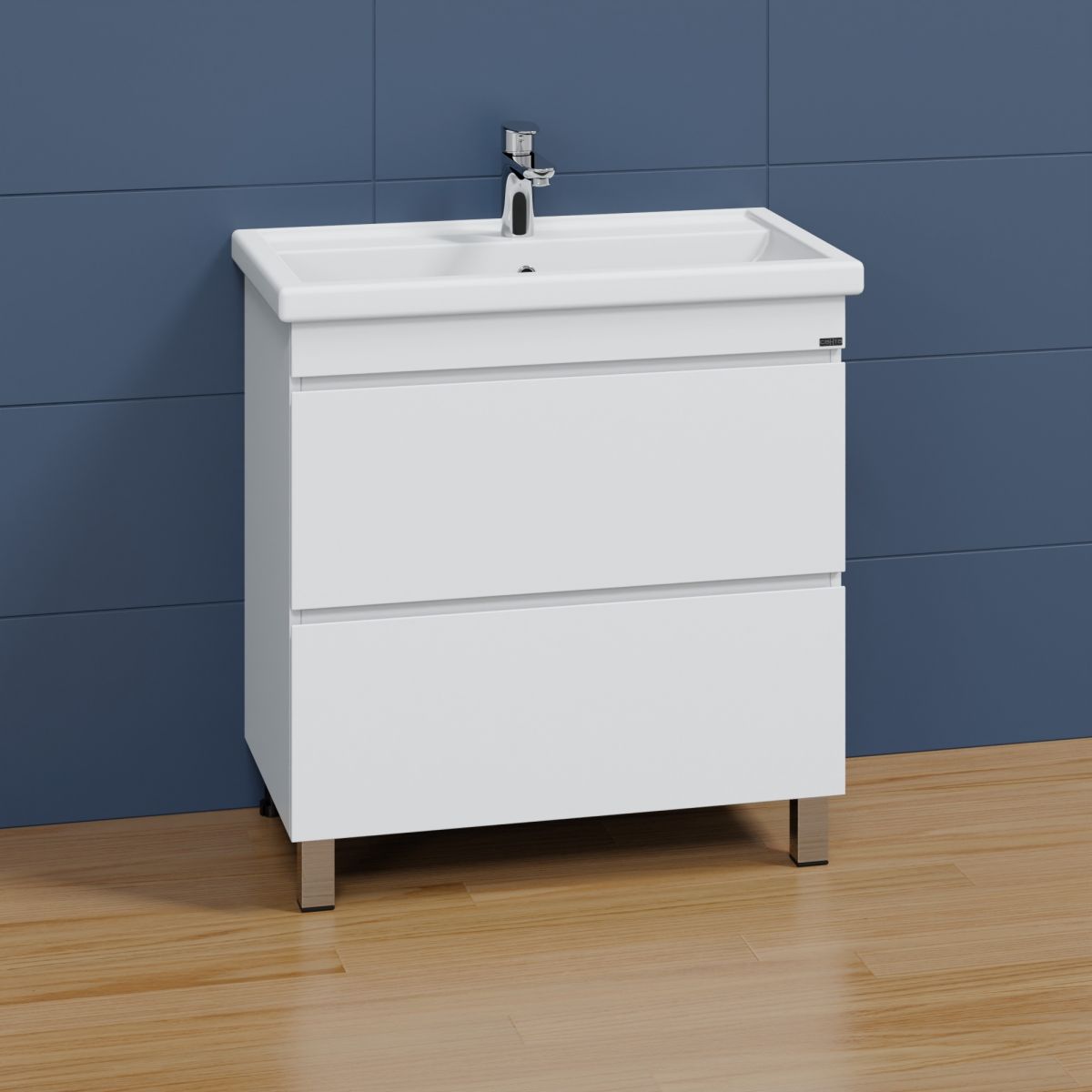 Тумба для умыв. "Марс 80" 2 ящ. напол. (ум. Фостер 80)