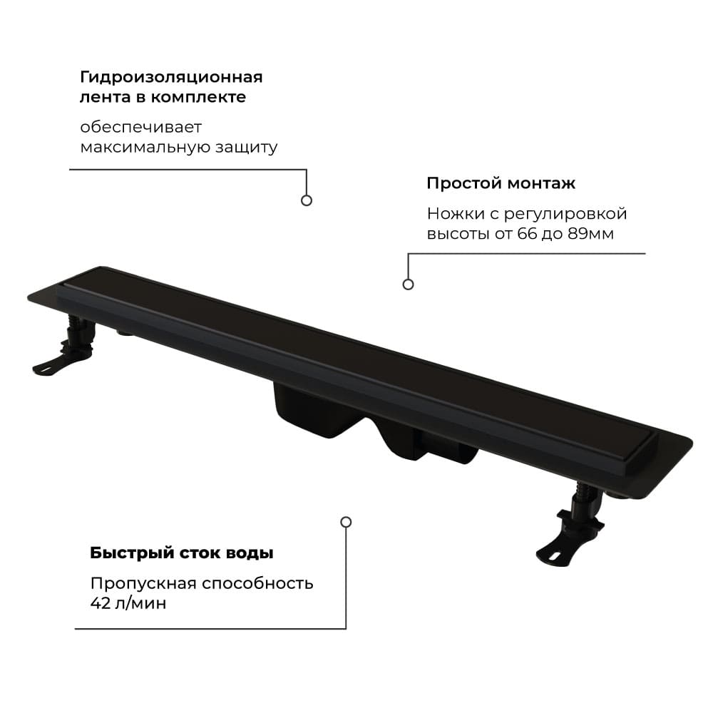 Душевой лоток Drain Leo-31 (400)