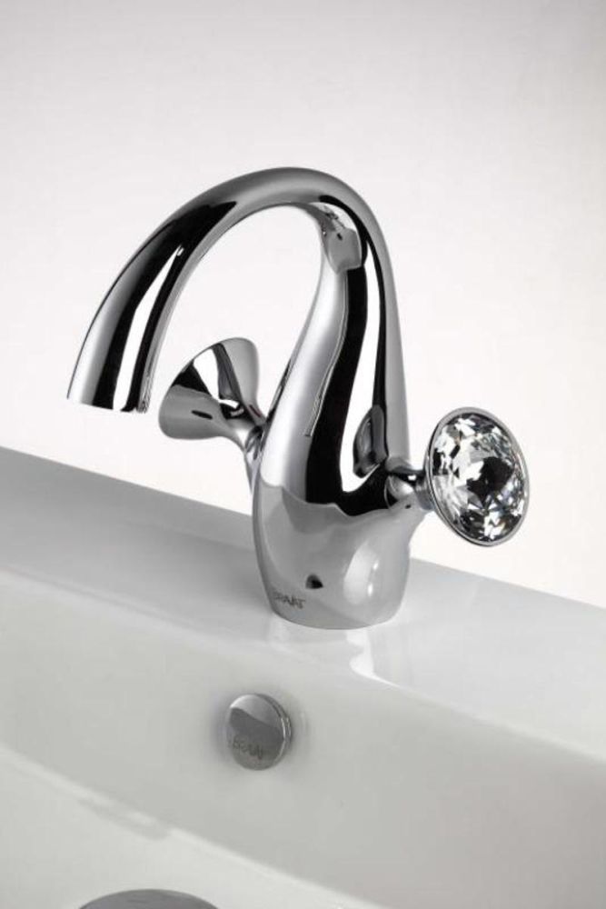 Смеситель для раковины Bravat Swan F14287C-ENG, хром