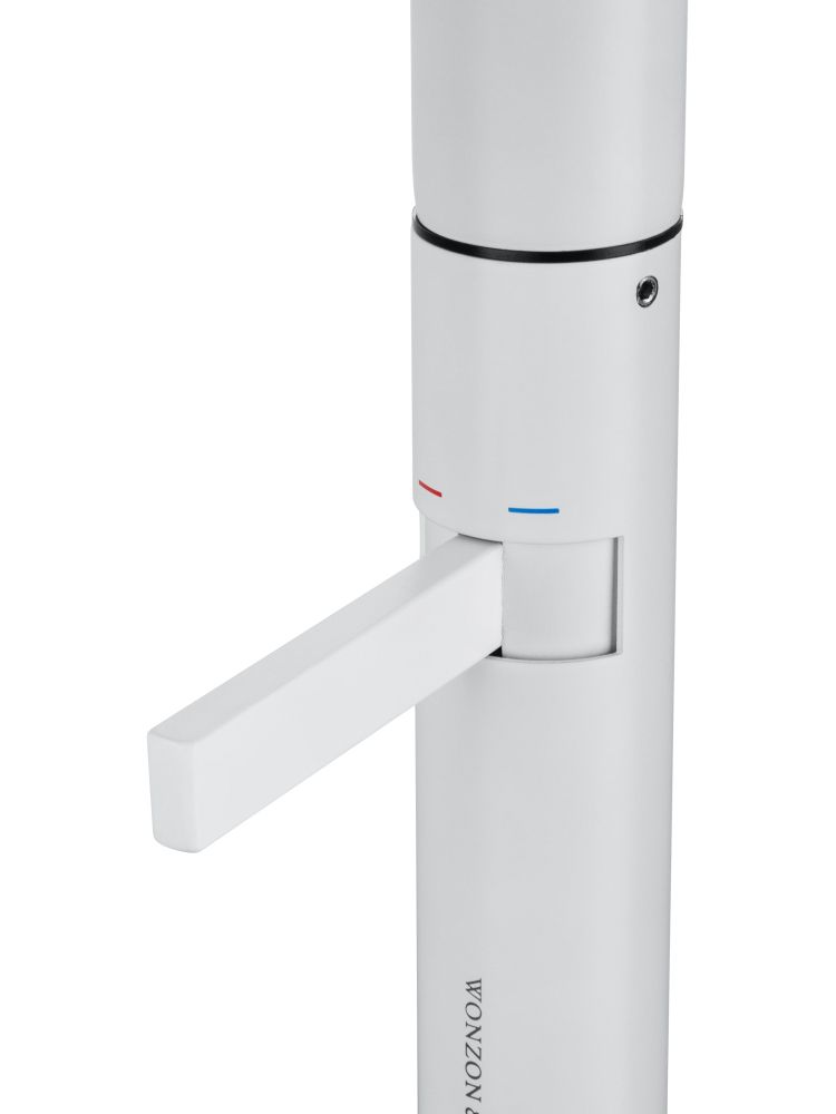Смеситель для раковины высокий WONZON & WOGHAND, Белый матовый (WW-6068-MW)