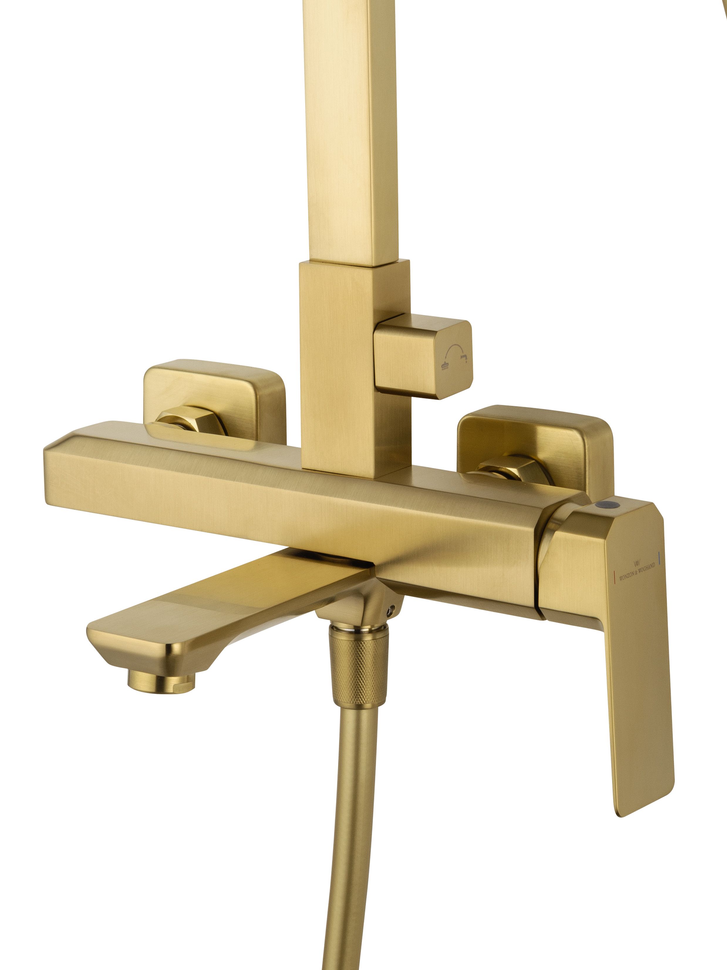 Душевая система WONZON & WOGHAND, Брашированное золото (WW-88739011-BG)