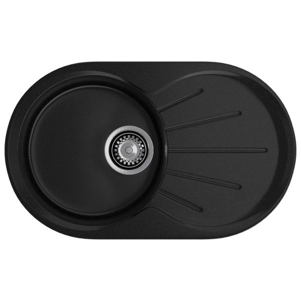 Кухонная мойка GranFest RONDO 750L, черный