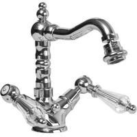 Смеситель для биде Cezares Diamond BS2 прозрачные ручки 01 Хром Смеситель для биде Cezares Diamond BS2 прозрачные ручки 01 Хром