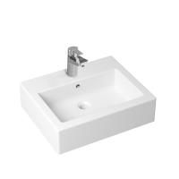 Комплект 2 в 1 Lavinia Boho Bathroom Sink 21510283, накладная фарфоровая раковина 50.5 см, смеситель