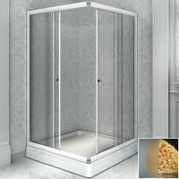 Душевой уголок Radomir 100x110 1-09-1-0-0-1231 профиль Белый стекло матовое