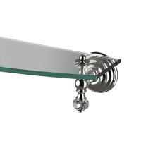 Devon Gemstone Полка стеклянная  600 мм, цвет  никель блестящий