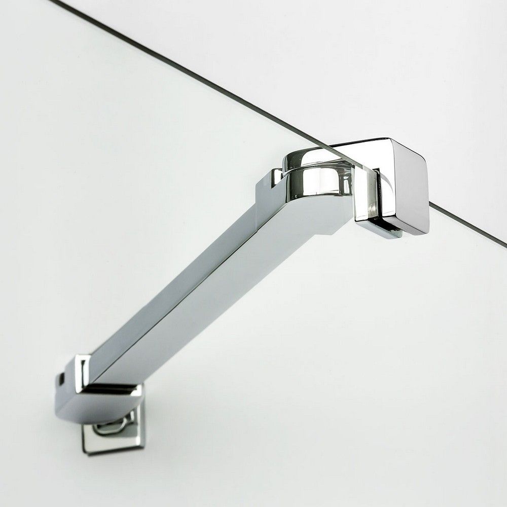 Шторка для ванны NEW TRENDY NEW SOLEO 100 см P-0026 (хром)