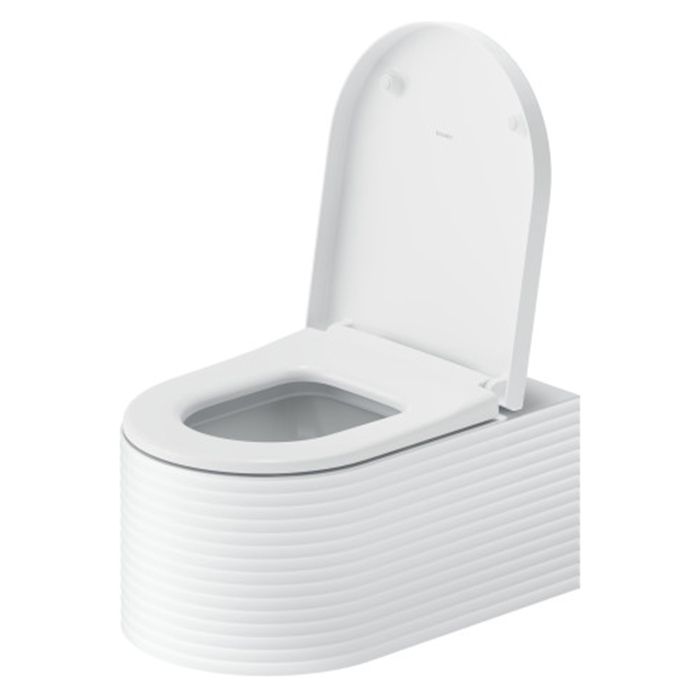 Duravit  Millio Унитаз подвесной &quot;Grooves&quot;  370х570 мм, крепление в компл.,цвет белый шелковисто-матовый