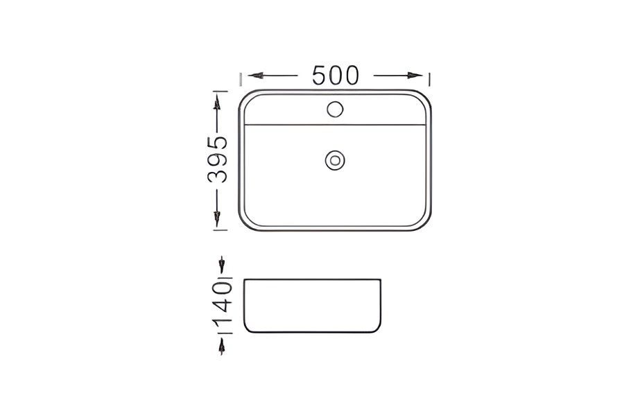 Раковина накладная для установки на столешницу AQUATEK ВЕГА  AQ5506-MG 500*395*140, с отверстием под смеситель, матовый серый Раковина накладная для установки на столешницу AQUATEK ВЕГА  AQ5506-MG 500*395*140, с отверстием под смеситель, матовый серый