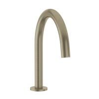 Gessi Emporio Via tortona Излив для умывальника, средняя длина, донный клапан в комплекте, цвет: Finox Brushed Nickel