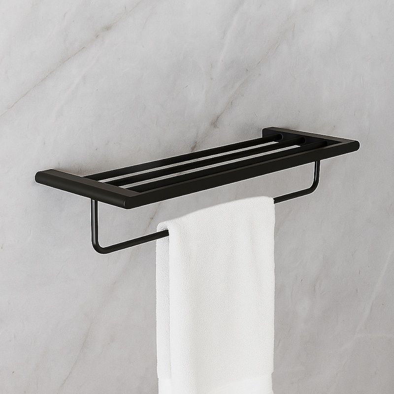 Полка для полотенец Knotlor TR101BL, черный
