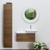 Laufen INO Тумба под раковину 8.1330.1/2, 770х350х355мм, с 1 выдвиж. ящиком, цвет: темный орех