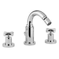 NAXOS Смеситель для биде на 3 отв., хром