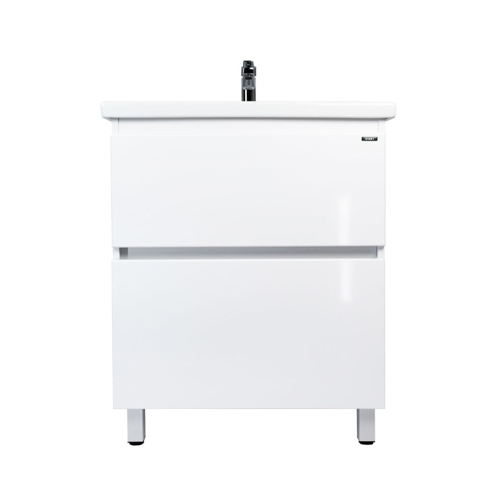Тумба VIANT "Мальта" 2 ящика белая 425х655х820 под раковину .S-UM-COM70/1-w (COMO 70) (VMAL70COBEL-T2Y), артикул VMAL70COBEL-T2Y