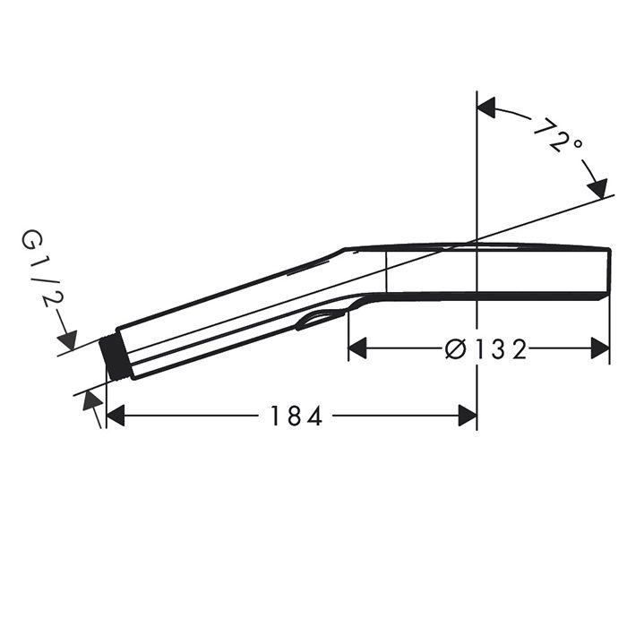 HG Rainfinity Ручной душ , лейка 130мм, 3jet, ½;, цвет: белый матовый HG Rainfinity Ручной душ , лейка 130мм, 3jet, ½;, цвет: белый матовый