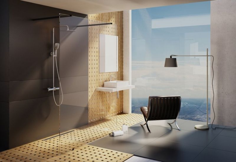 Душевая перегородка Ravak Walk-In Free ST 1500x2000 GW9FP0C00Z1 профиль Хром стекло Transparent