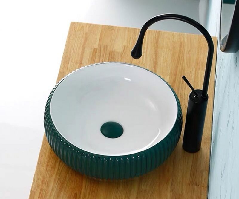 Раковина-чаша Bronze de Luxe 40 1382 Изумрудный глянец Белый глянец Раковина-чаша Bronze de Luxe 40 1382 Изумрудный глянец Белый глянец