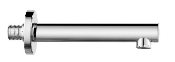 AQG ROLL, круглый излив 180 мм для внутристенного смесителя, цвет хром