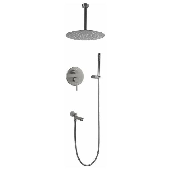 Душевая система встраиваемая FILARETE Roun FL1022NK, никель