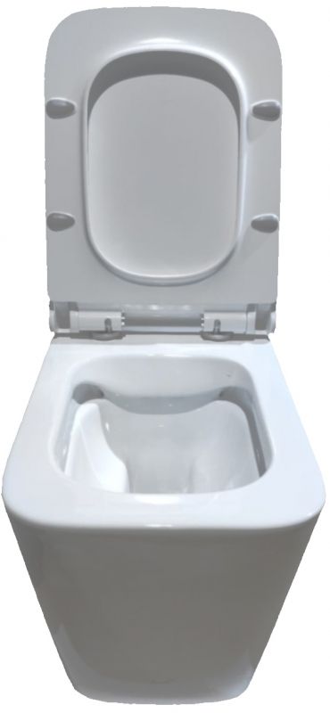 Унитаз Cerutti SPA Maiella aria B-2370-3 7402 подвесной с сиденьем Микролифт Унитаз Cerutti SPA Maiella aria B-2370-3 7402 подвесной с сиденьем Микролифт