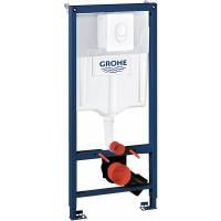 Система инсталляции для унитаза GROHE Rapid SL с панелью смыва Skate Air (3 режима) (1,13 м), альпин-белый (38722001) Система инсталляции для унитаза GROHE Rapid SL с панелью смыва Skate Air (3 режима) (1,13 м), альпин-белый (38722001)