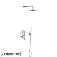 Система для душа скрытого монтажа EXCELLENT Clever ARAC.SET.4145CR (хром)