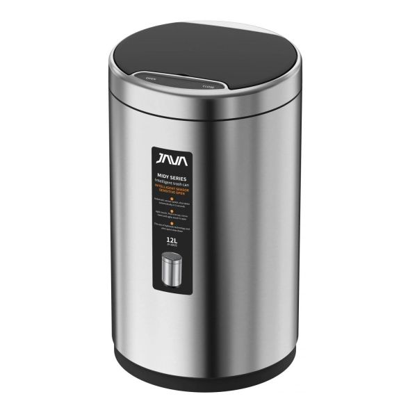 Сенсорное ведро JAVA S-882-12L, 12 литров