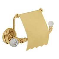 AMERIDA Бумагодержатель закрытый (с крышкой), золото SWAROVSKI