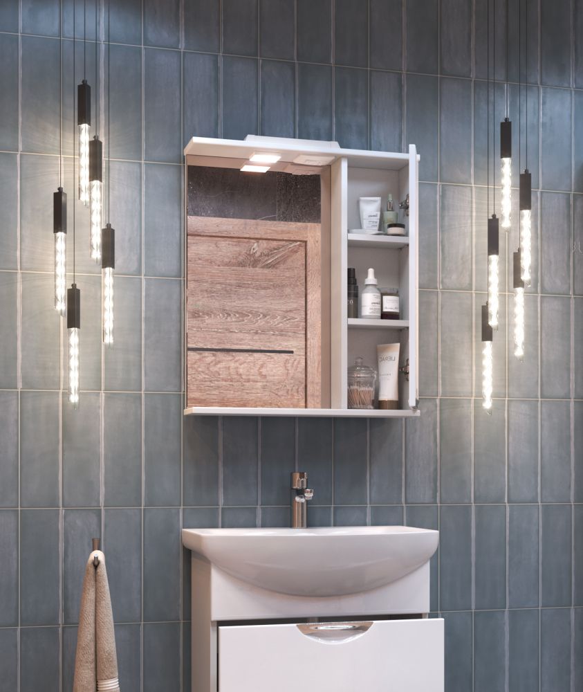 Зеркало со шкафом VIGO Callao z.CAL.60.R.El, 60 см, артикул z.CAL.60.R.El