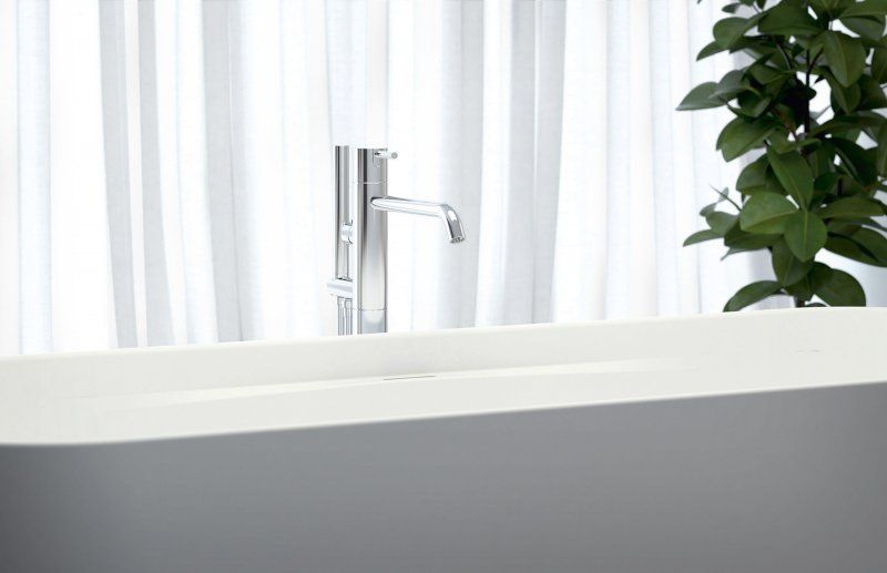 Ванна из искусственного мрамора CEZARES TITAN-SQUARE-170-70-57