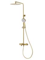 Душевая система WONZON & WOGHAND STICK, Брашированное золото (WW-88739017-BG)