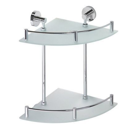 Полочка OMEGA двойная угловая 270x400x270мм