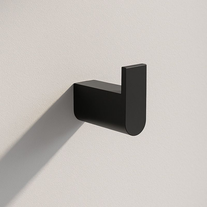 Крючок для ванной комнаты Knotlor RH102BL, черный