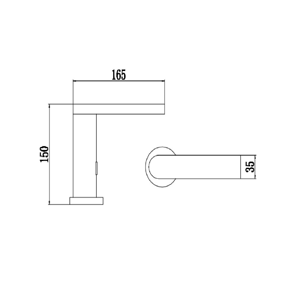 Сенсорный смеситель для раковины Savol S-GY8887W, белый