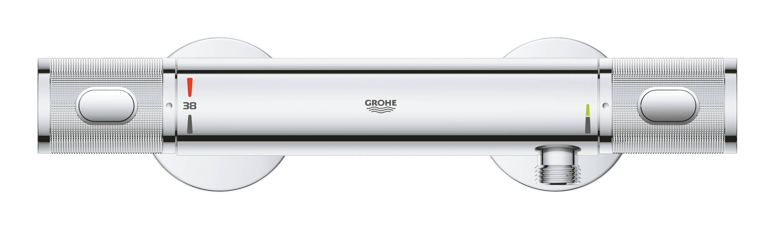 Термостат для душа внешнего монтажа GROHE Precision Feel, хром (34790000) Термостат для душа внешнего монтажа GROHE Precision Feel, хром (34790000)