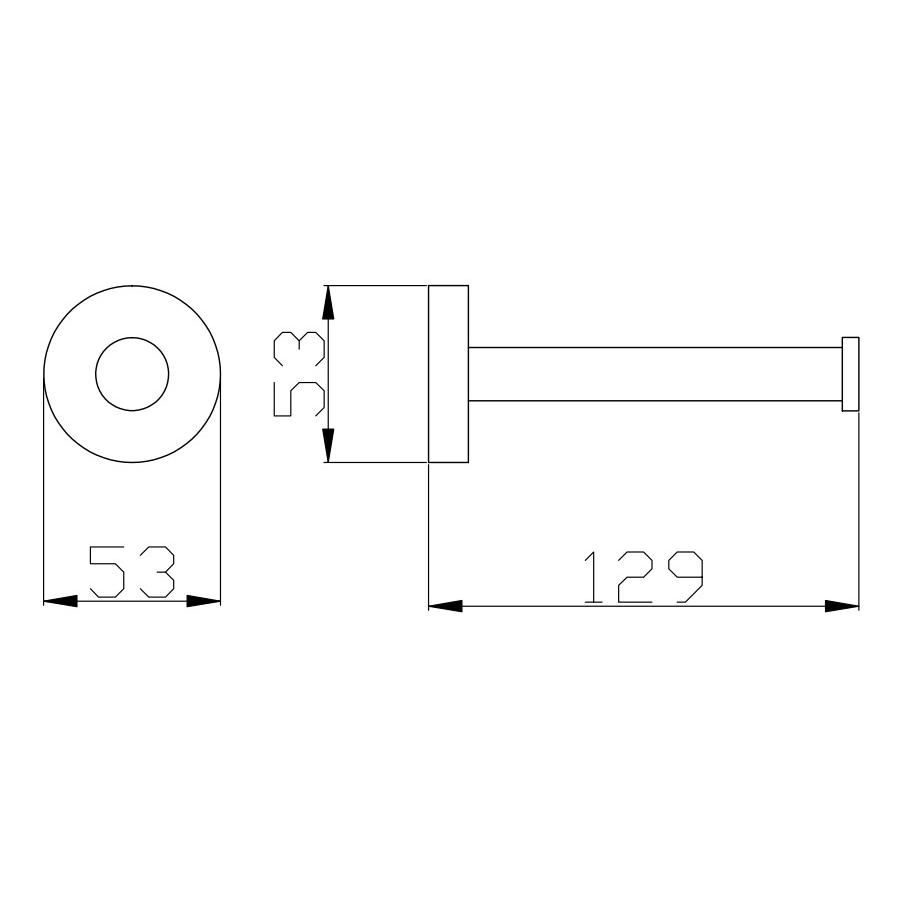 Держатель для туалетной бумаги Rav Slezak COLORADO COA0402, хром, артикул COA0402