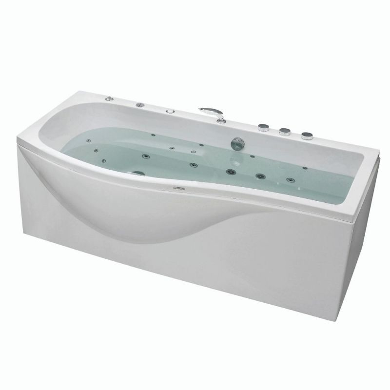 Акриловая ванна SSWW A1901 CGSP 180х85 L с гидромассажем