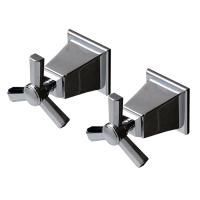 Devon Time Краны запорные (пара) , цвет хром