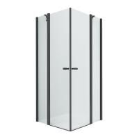 Душевое ограждение NEW TRENDY NEW SOLEO BLACK 2D 100x100x195 K-0556 (черный)
