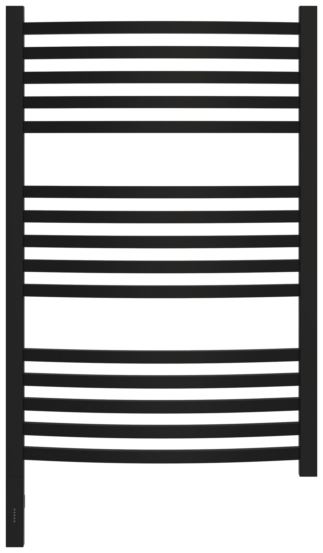 Полотенцесушитель электрический АРКУС 3.0 800х500 МЭМ левый (Матовый чёрный)