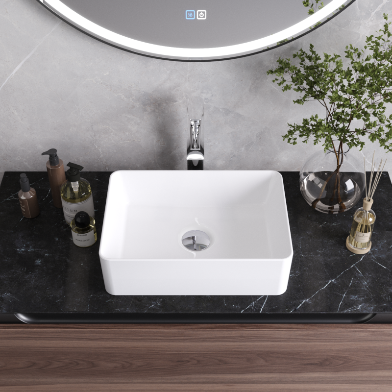 Раковина накладная керамическая CZR-6596, артикул CZR-6596