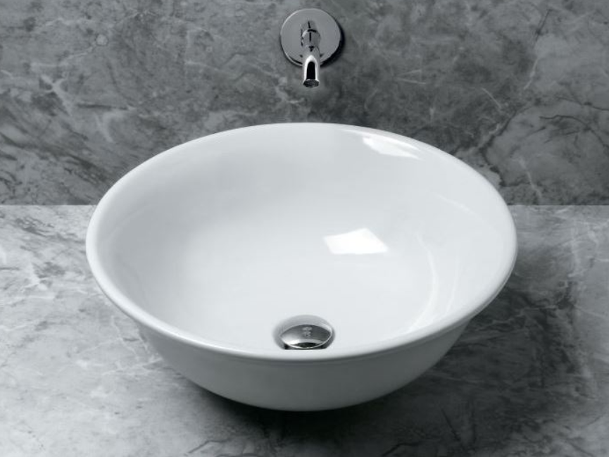 AZZURRA JUBILAEUM раковина накладная круглая диаметр 48*h18см без отв-й под смеситель, цвет белый AZZURRA JUBILAEUM раковина накладная круглая диаметр 48*h18см без отв-й под смеситель, цвет белый