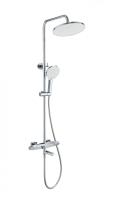 Душевая система с термостатом WONZON & WOGHAND NEO, Хром (WW-B3046-A1-CR)