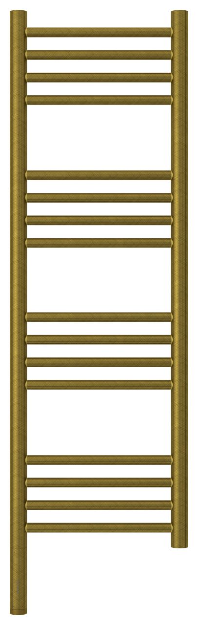 Полотенцесушитель электрический "БОГЕМА 3.0" прямая 1000х300 / МЭМ левый (Состаренная бронза)