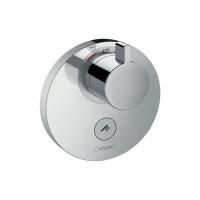 Смеситель для душа, Hansgrohe, ShowerSelect, тип регулирования воды-термостатический картридж, тип установки-встраиваемый, комплектация-розетка, рукоятка, гильза, функциональный блок, внутренняя часть-необходимо заказать, цвет-хром Смеситель для душа, Hansgrohe, ShowerSelect, тип регулирования воды-термостатический картридж, тип установки-встраиваемый, комплектация-розетка, рукоятка, гильза, функциональный блок, внутренняя часть-необходимо заказать, цвет-хром