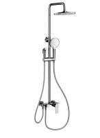 Душевая система с техническим душем WONZON & WOGHAND, Хром (WW-A30874-CR)