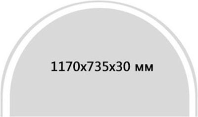 Зеркало De Aqua Эскалада 117